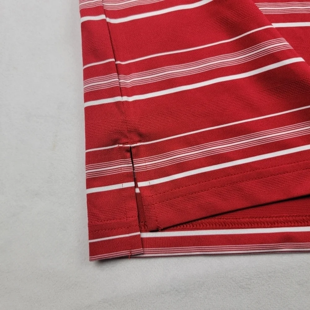 NWOT Adidas‎ Golf puremotion quick dry red and white polo